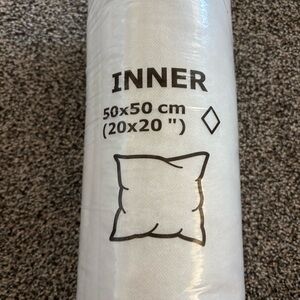 IKEA White Pillow Insert 20” x 20” NWT